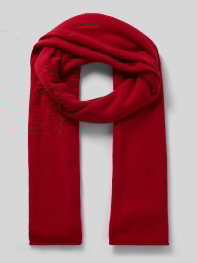 MCNEAL Schal aus Woll-Mix mit Kaschmir-Anteil Dunkelrot 1