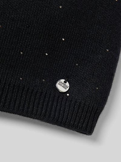 CAPELLI NEW YORK Beanie mit Label-Detail Black 2