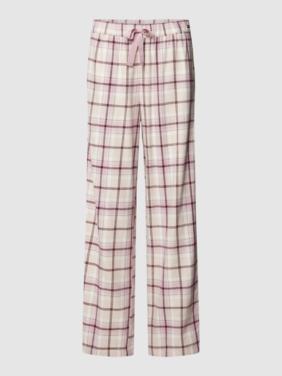 Esprit Pyjama-Hose mit Tartan-Karo Modell 'SOFT FLANNEL' Rosa 1