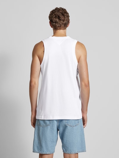 Tommy Jeans Tanktop mit Label-Stitching im 2er-Pack Weiss 5