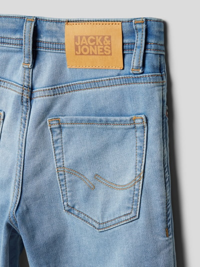 Jack & Jones Korte regular fit jeans in 5-pocketmodel, model 'RICK' Lichtblauw - 2