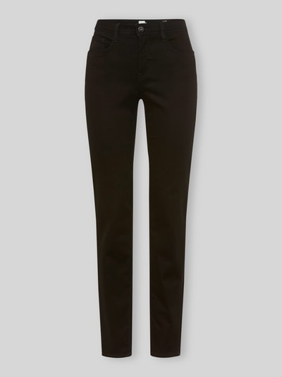 Brax Regular Fit Gerade Hose aus Lyocell-Mix mit Modal-Baumwoll-Anteil Modell 'MARY' Black 2