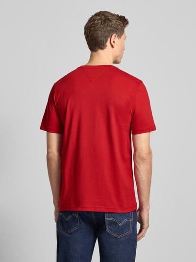 Tommy Hilfiger Regular Fit T-Shirt aus reiner Baumwolle Rot 5