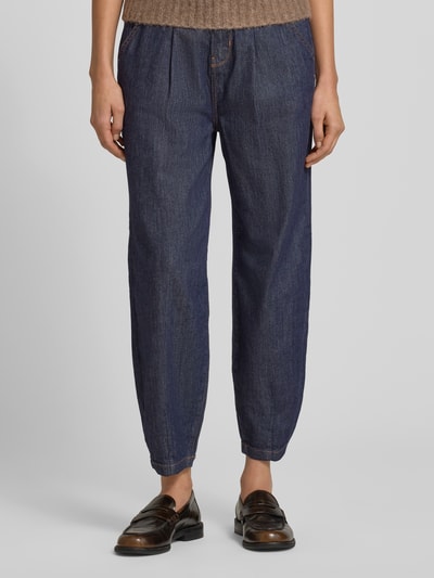 Buena Vista Jeansy z zakładkami w pasie model ‘Ballon’ Ciemnoniebieski 4