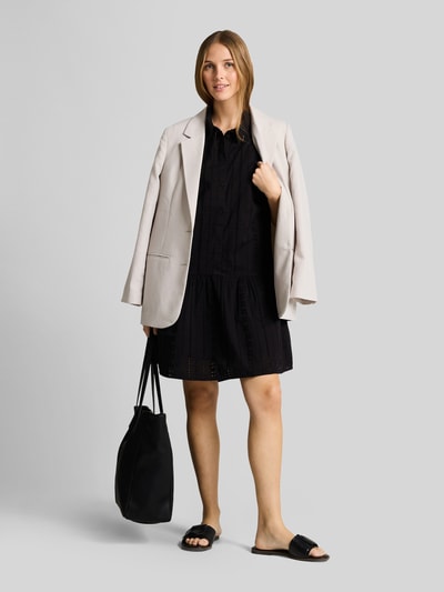 Tom Tailor Denim Freizeitkleid aus reiner Baumwolle Black 1
