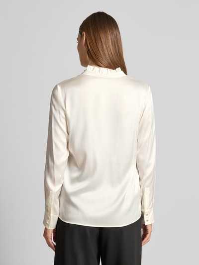Max Mara Studio Regular Fit Bluse aus Seiden-Mix Modell 'GILLES' Offwhite 5