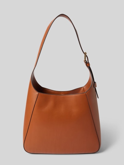 Lauren Ralph Lauren Handtasche mit Label-Applikation Modell 'TANNER' Cognac 4