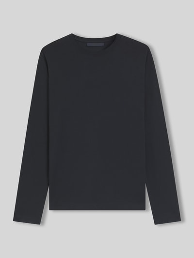 BOSS Bluzka o kroju regular fit z długim rękawem z czystej bawełny model ‘TOWNLEY 7’ – BECKHAM x BOSS Granatowy 2