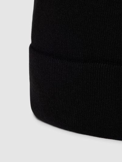 MCNEAL Beanie mit breitem Umschlag Schwarz 2