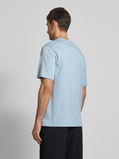 Antony Morato T-Shirt mit geripptem Rundhalsausschnitt Hellblau 5