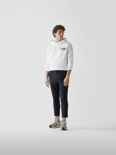 Dsquared2 Hoodie mit Label-Print Weiß 1