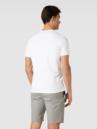 JOOP! Collection T-shirt met labelstitching, model 'Cosimo' Wit - 5