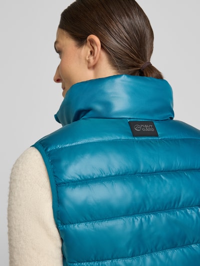 NAUTGÅRD Regular Fit Weste in Stepp-Optik Petrol 3