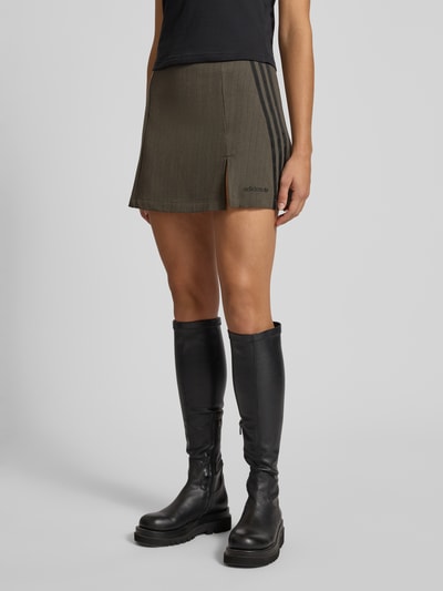 adidas Originals Minirok met labelstitching Middengrijs - 4