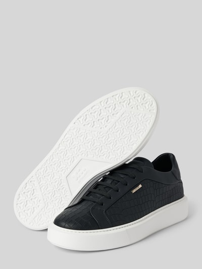 Antony Morato Sneaker aus Leder mit Label-Detail Modell 'ARTEM ANIMAL' Black 4