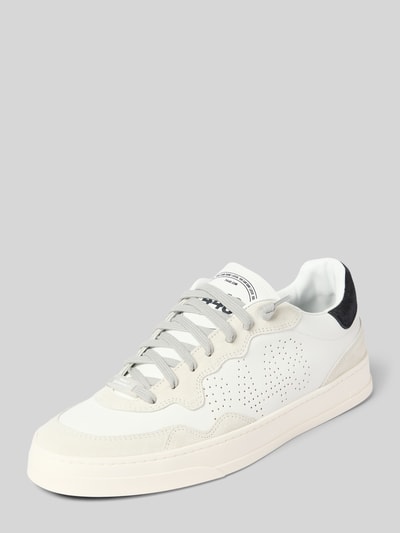 P448 Sneaker mit Label-Print Modell 'BALI' Weiss 1