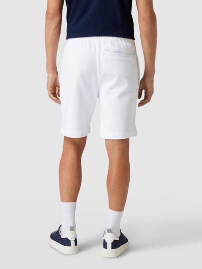 Lacoste Sweatshorts mit Label-Applikation Weiss 5