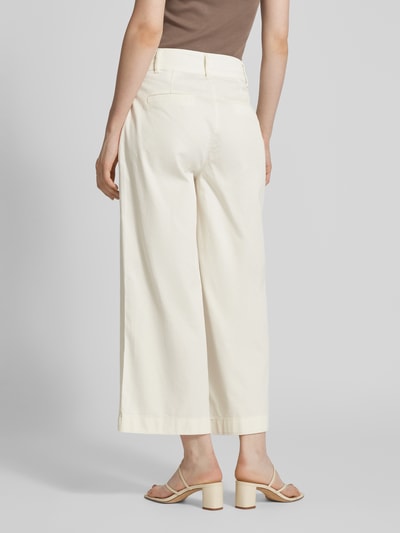 More & More Wide leg broek met steekzakken Offwhite - 5