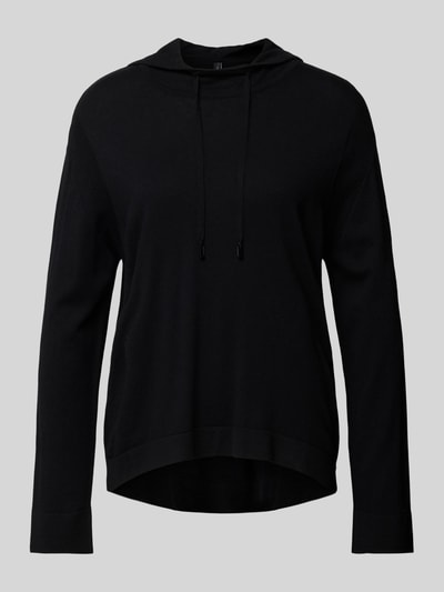 Marc Cain Gebreide pullover met capuchon Zwart - 2