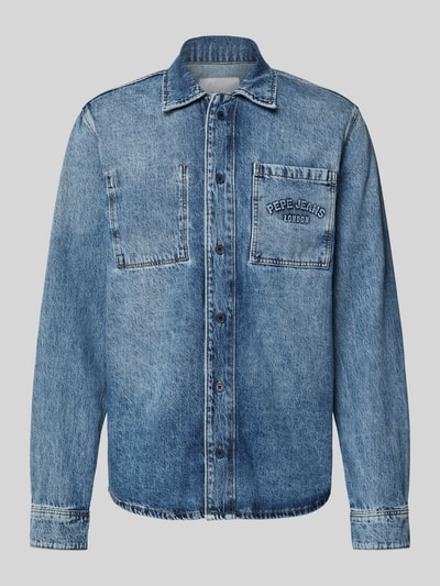 Pepe Jeans Loose Fit Jeanshemd aus reiner Baumwolle Jeansblau 2