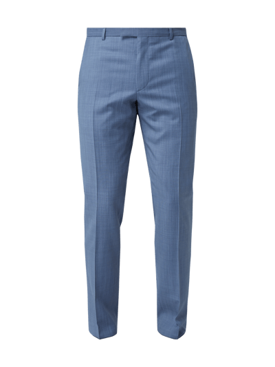 Strellson Slim Fit Anzug-Hose mit Webmuster Hellblau 2