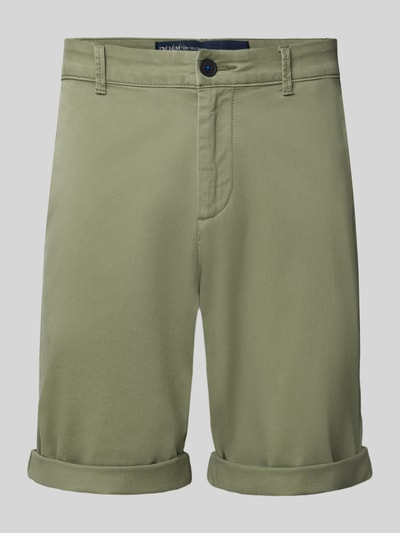 Tom Tailor Denim Regular fit bermuda's van katoenmix Olijfgroen - 2
