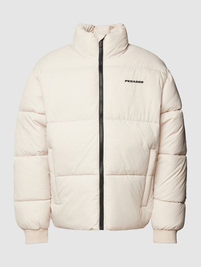 Pegador Steppjacke mit Label-Stitching Modell 'PICARD' Offwhite 2