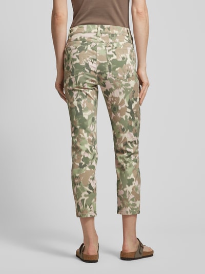 Gerry Weber Edition Stoffen broek met all-over motief, model 'Soline' Wit - 5