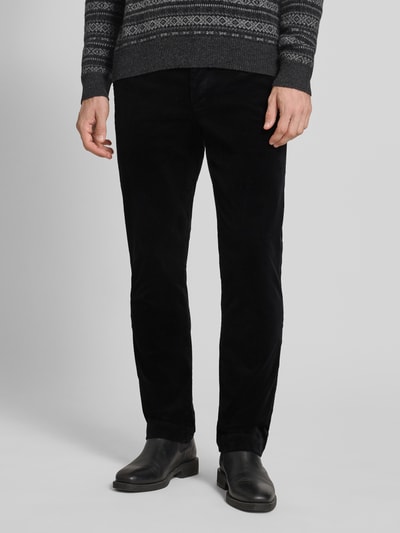 Polo Ralph Lauren Spodnie sztruksowe z kieszeniami z tyłu model ‘BEDFORD’ Czarny 4