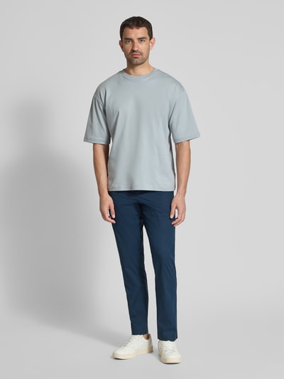 SELECTED HOMME Slim Fit Hose mit Tunnelzug Modell 'LERO' Marine 1