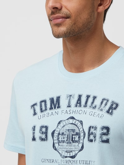 Tom Tailor T-Shirt aus Baumwolle  Hellblau 3