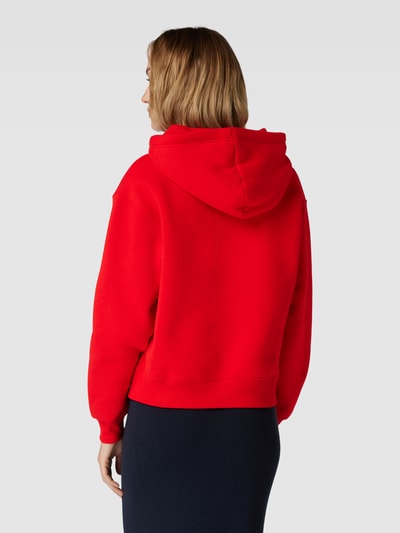 Tommy Hilfiger Hoodie mit Label-Motiv-Print Rot 5