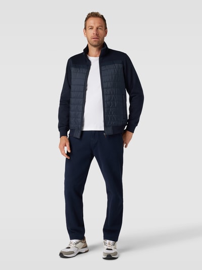 Christian Berg Men Jacke mit Steppnähten Marine 1