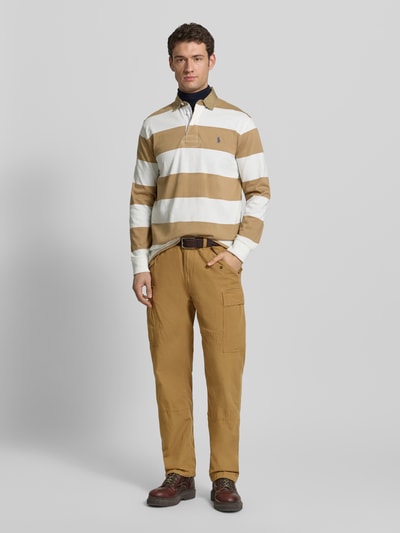 Polo Ralph Lauren Regular Fit Cargohose aus reiner Baumwolle Senf Melange 1