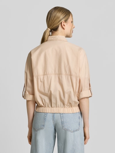 Emily Van den Bergh Bluzon z bawełny z listwą guzikową Piaskowy 5