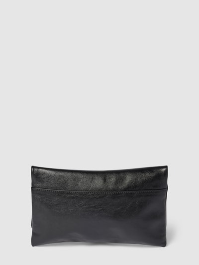 Abro Clutch aus Leder mit Strasssteinbesatz Black 4