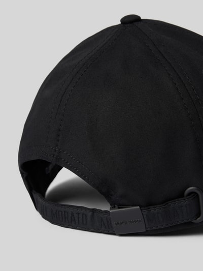 Antony Morato Czapka z daszkiem i detalem z logo Czarny 3