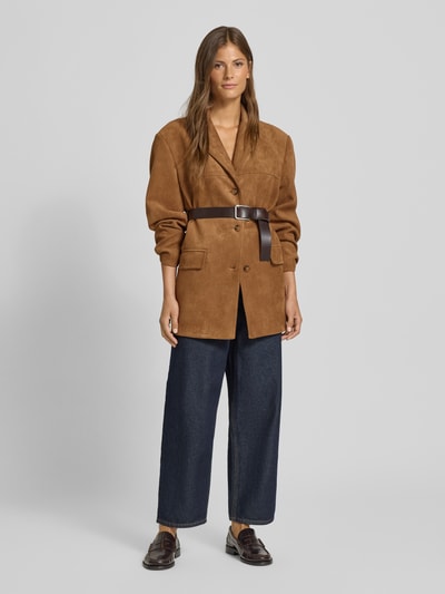 LeGer by Lena Gercke Lange blazer met knoopsluiting Cognac - 1