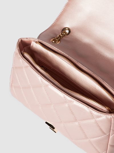 VALENTINO BAGS Schoudertas met doorgestikte naden, model 'ADA' Metallic roze - 4