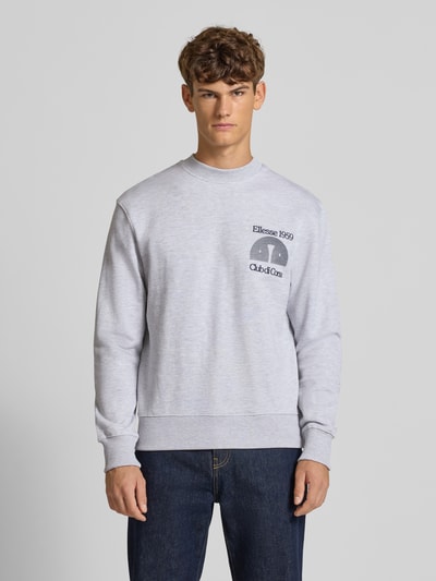 Ellesse Sweatshirt mit Label-Stitching Hellgrau 4