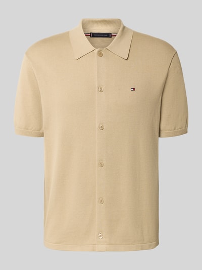 Tommy Hilfiger Regular fit overshirt van puur gebreid katoen Beige - 2