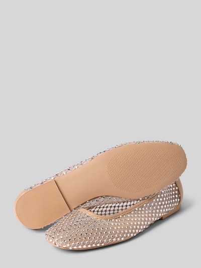 Steve Madden Ballerinas mit Allover-Strasssteinbesatz Modell 'AUDEN' Sand 4