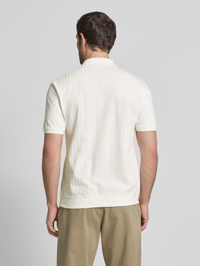 s.Oliver RED LABEL Relaxed Fit Poloshirt aus reiner Baumwolle Weiss 5