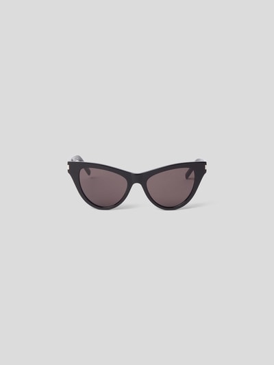 Saint Laurent Unisex Sonnenbrille im Cat-Eye-Stil Black 2