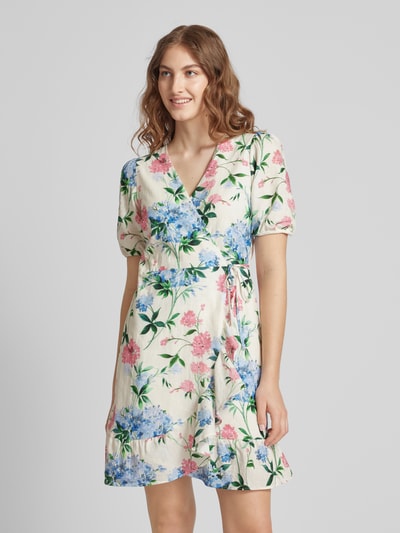 Rich & Royal Wikkeljurk met bloemenmotief Offwhite - 4