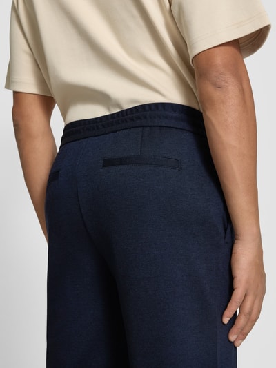 Lindbergh Stoffen broek met elastische band Donkerblauw - 3