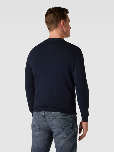 Tom Tailor Gebreide pullover met V-hals Donkerblauw - 5