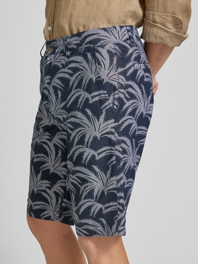Tom Tailor Regular Fit Chino-Shorts mit Gürtelschlaufen Dunkelblau 3