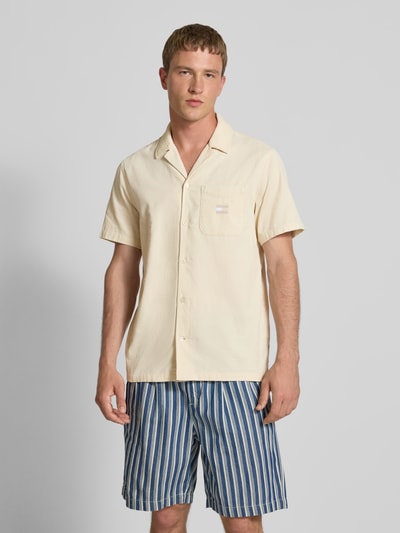 Tommy Jeans Regular fit corduroy overhemd van puur katoen Zand - 4