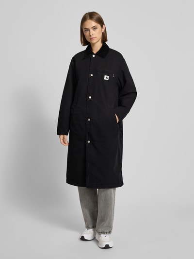 Carhartt Work In Progress Płaszcz z naszywką z logo Czarny 4